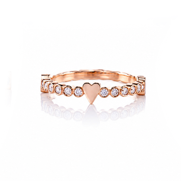 Heart Eternity Ring