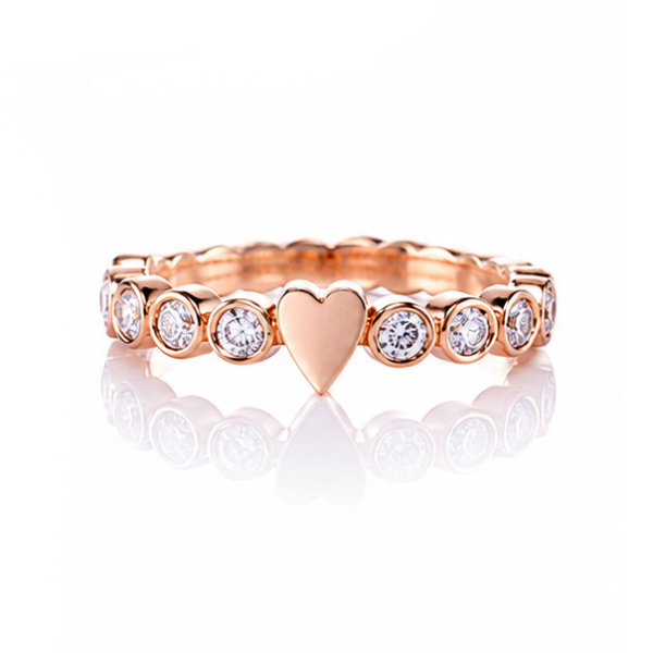 Big Heart Eternity Ring