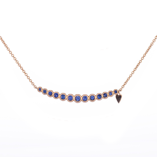 Sapphires Smile Necklace
