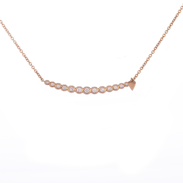 Small Diamonds Smile Necklace