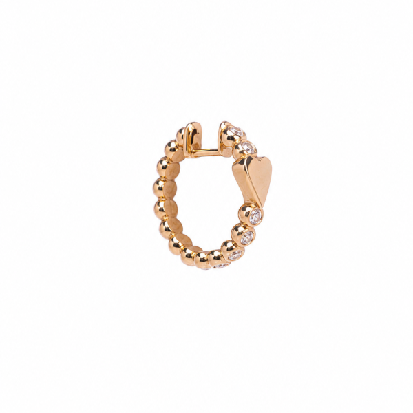 Heart Hoop Earring